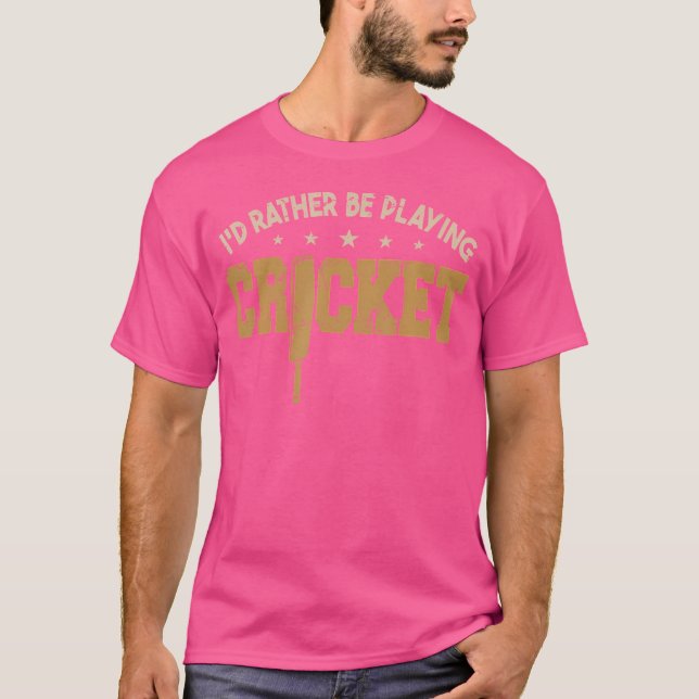 Camiseta Jogador de críquete (Frente)