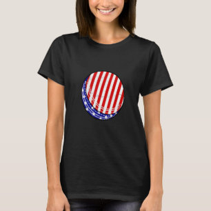 Camiseta Jogador de críquete americano Flag Usa Patriótico