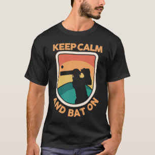 Camiseta Jogador de Críquete Críquete Atleta Mantenha a Cal