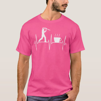 Camiseta Jogador de críquete do críquete desportivo do Café