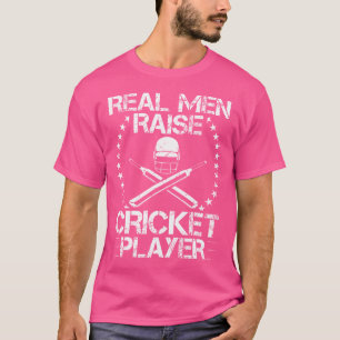 Camiseta Jogador de Críquete Jogador de Críquete Jogador de