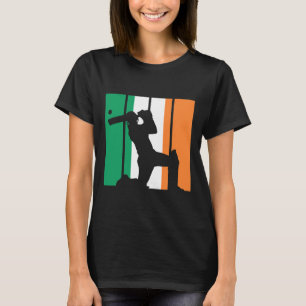 Camiseta Jogador de Críquete Meninos Esporte Críquetes 