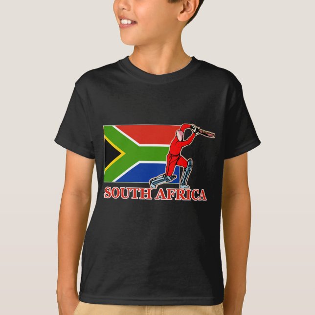Camiseta Jogador de críquete sul-africano (Frente)