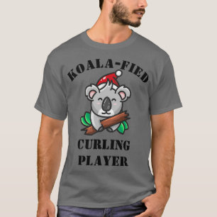 Camiseta Jogador De Curling Koalafied Gift Ideia Engraçada 