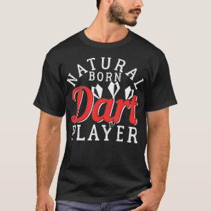 Camiseta Jogador de dardo do Nascer natural