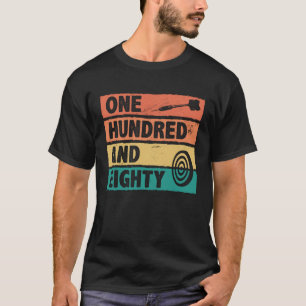 Camiseta Jogador de Dardo Gráfico Retro Dardos Alvo de Dard