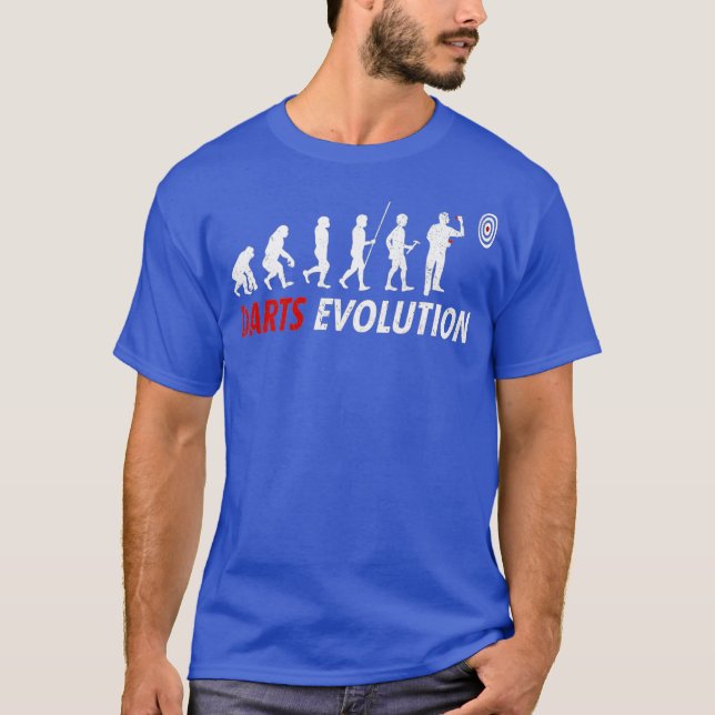 Camiseta Jogador de dardos da Evolução das Trevas (Frente)