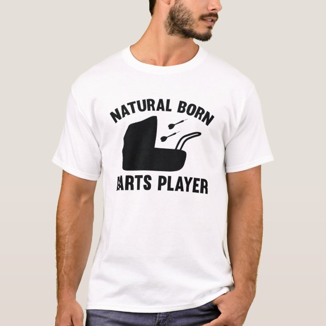 Camiseta Jogador de Dardos do Nascer Natural (Frente)