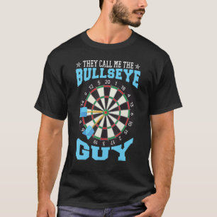 Camiseta Jogador de dardos do quadro de Caras de Bullseye