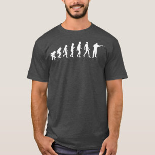 Camiseta Jogador de dardos e evolução