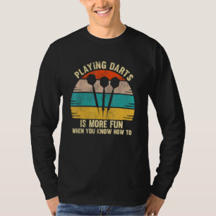 Camiseta Jogador de Dardos Lançando Dardos Dica 5