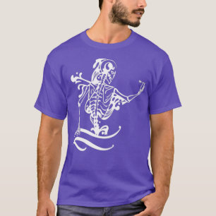Camiseta Jogador de dardos Skeleton
