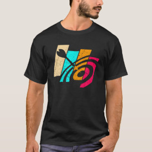 Camiseta Jogador de Dart Engraçado da Vintage