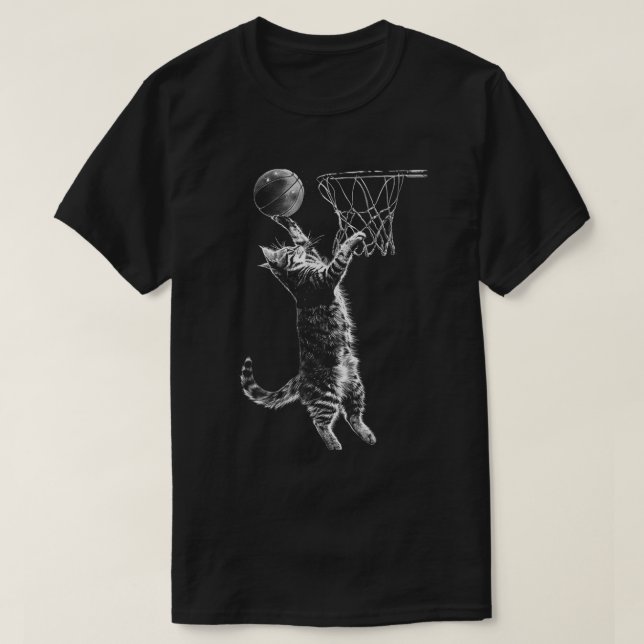 Camiseta Jogador de Desportivo Animal Jogador de Basquete d (Frente do Design)