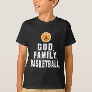 Camiseta Jogador de Deus da Família de Basquete