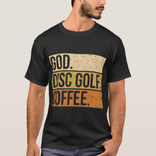 Camiseta Jogador de Disc Golf Cristão Dizendo Eu Deus. Disc
