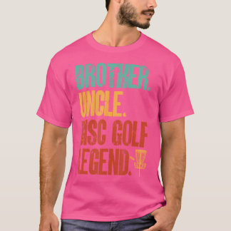 Camiseta Jogador de Disc Golf Irmão Tio Lenda do Disc Golf