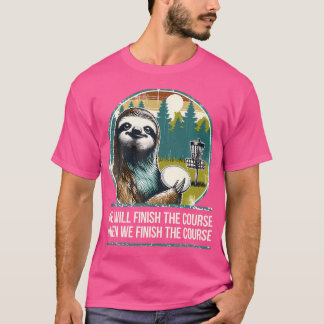 Camiseta Jogador de Disco I Preguiça Jogador de Golfe de Di
