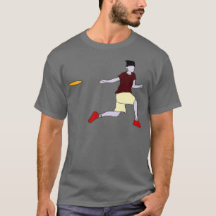 Camiseta Jogador de Disco Jogando 2