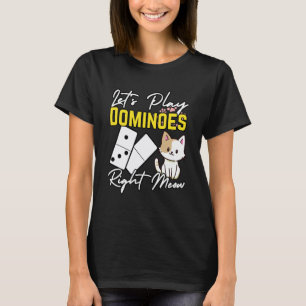 Camiseta Jogador de Dominó e Gatos Dominó