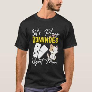 Camiseta Jogador de Dominó e Gatos Dominó