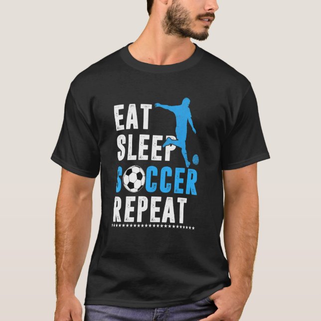 Camiseta Jogador de esporte Legal do Sleep Repete (Frente)