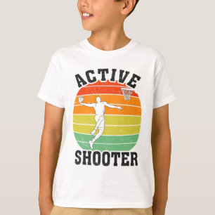 Camiseta Jogador de Esqueleto Ativo do Shooter Retorna Cole