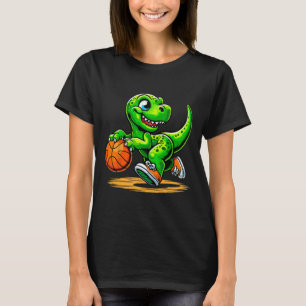Camiseta Jogador de esqueleto de T-rex Dinossauro 