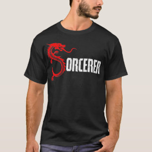 Camiseta Jogador de feiticeiro do Dragão-Fogo do Dragão leg