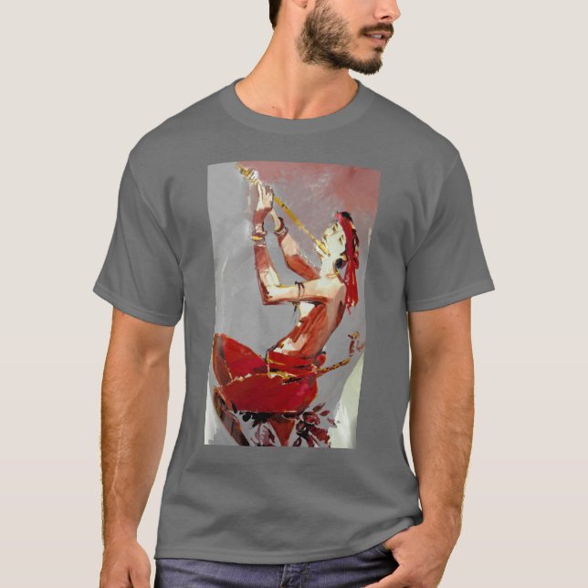 Camiseta Jogador de flauta/músico (Frente)