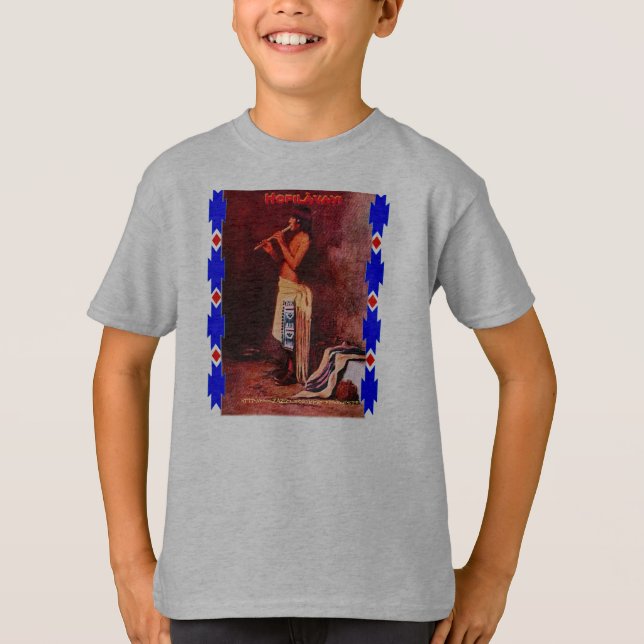 Camiseta "Jogador de Flute Hopi" (Frente)
