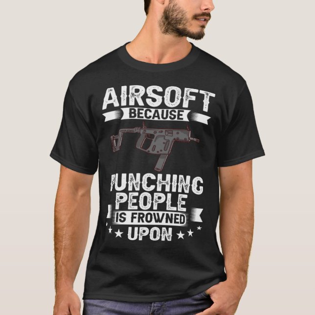 Camiseta Jogador de Formação de Atiradas de Jogo da Airsoft (Frente)