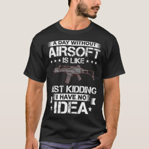 Camiseta Jogador de Formação de Atiradas de Jogo da Airsoft