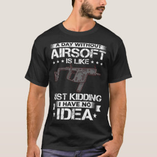 Camiseta Jogador de Formação de Atiradas de Jogo da Airsoft