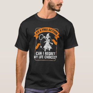 Camiseta Jogador de Funções Nerdy Tabletop Gamer RPG TTRPG