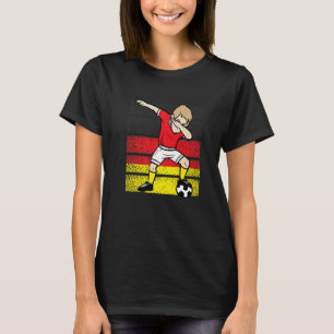 Camiseta Jogador de futebol alemão de tabulação