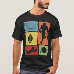 Camiseta Jogador de Futebol Americano Divertido Entusiasta 