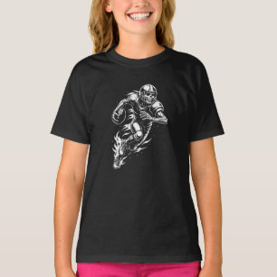 Camiseta Jogador de futebol americano esqueleto
