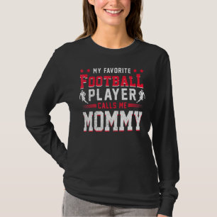 Camiseta Jogador de futebol americano fã de esporte jogador
