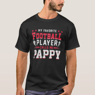 Camiseta Jogador de futebol americano fã de esporte Pappy