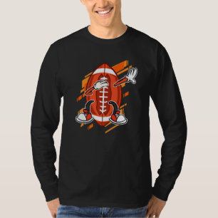 Camiseta Jogador de futebol americano fazendo dab para fãs 