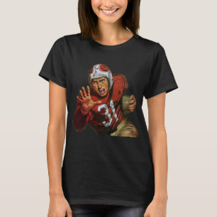 Camiseta Jogador de futebol americano retrô número 31