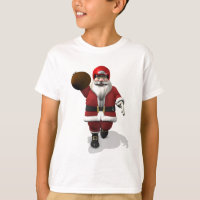 Jogador de futebol americano Santa Claus