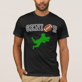Camiseta Jogador de Futebol Americano Sênior com Silhueta V
