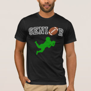Camiseta Jogador de Futebol Americano Sênior com Silhueta V