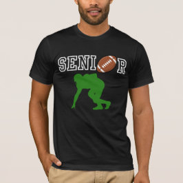 Camiseta Jogador de Futebol Americano Sênior com Silhueta V