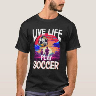 Camiseta Jogador de futebol ao vivo para jogar futebol