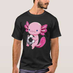 Camiseta Jogador de Futebol Axolotl Soccerlotl Salamandra M