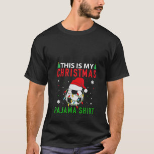 Camiseta Jogador de Futebol B da Bola de Futebol papai noel