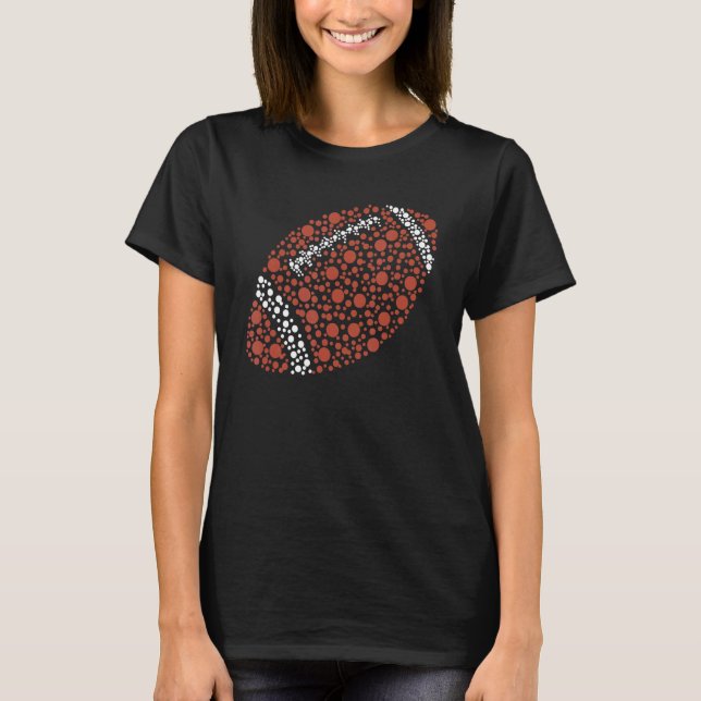 Camiseta Jogador de futebol bolinhas Dia Internacional 1 (Frente)